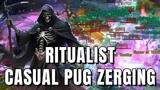 Casual Ritualist Pug Massively Bag Leeching - GW2 WvW Gameplay