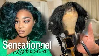 $50 Perfect Synthetic Wig Customization| Latisha Sensationnel What Lace Cloud 9