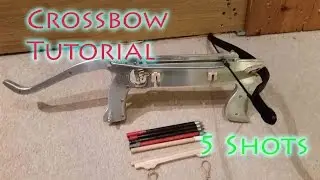 How To Make an 80lb Repeating Pistol Crossbow With 5 Bolt Magazine - Part 1