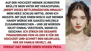 Meine Familie nannte mich Bettlerin – bis ich enthüllte, dass ich ihre ganze Feier bezahlt hatte.