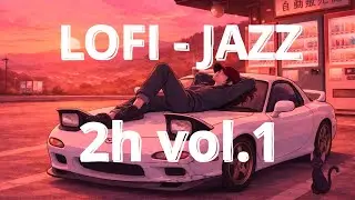 LoFi Jazz Live | 2h |  Vol.1 🎷 Cozy 2-Hour Chill Mix | Relax / Study / Sleep