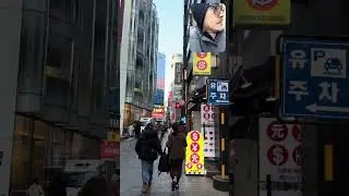 Jogging Around Myeongdong South Korea