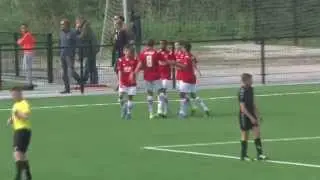 Goals AZ O.16 - FC Utrecht O.16
