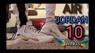 AIR JORDAN 10 RETRO WINGS PLUS ON FOOT REVIEW!!!!! ENTER THE GIVEAWAY!!!!!!