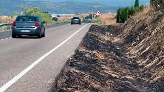 Una colilla arrojada desde un coche, la causa más probable del incendio de Méntrida