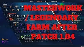 ANTHEM - FASTEST MASTERWORK/LEGENDARY FARM AFTER PATCH 1.04