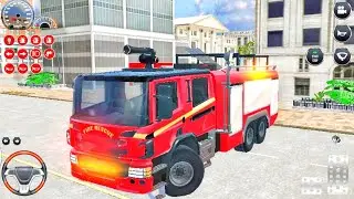 Real Fire Truck 🚒 Driving Simulator - New Mission Fire Fighting -Android gameplay#firetruck#gameplay