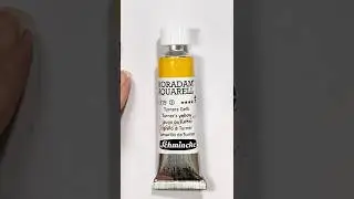 Turners Yellow Schmincke Horadam Watercolor 🎨 #watercolor #SchminkeWatercolors #swatches