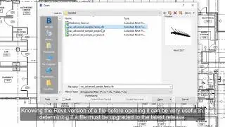 Revit 2019:  File Version in Open Dialog