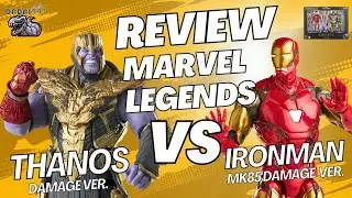 รีวิว Marvel Legends IRONMAN MK85 VS THANOS แพ็คคู่ คู่ปรับจักรวาล #ironman #thanos #marvellegends