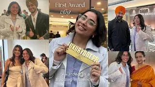 First award as a influencer Big achievement for me 