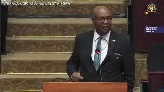 Budget 2025 debate presentation by Minister of Public Works, Bishop Juan Edghill.