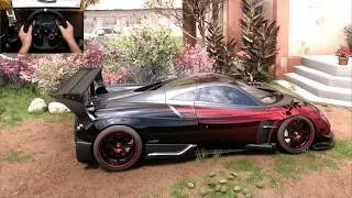 The Goliath DESTROYED by a 1000HP PAGANI! | Logitech G29 Wheel Run
