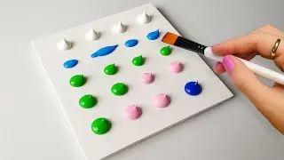 How to Paint a Dreamy Flower Field | Acrylic Painting