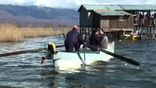 Рибарите со дојранска перкија го пречекаа Борче