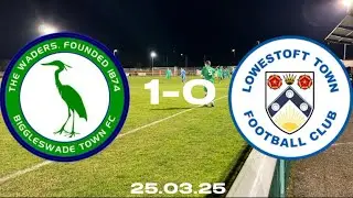 HUGE GAME, RELEGATION BATTLE, BIGGLESWADE GET THE POINTS - Biggleswade Town vs Lowestoft Town