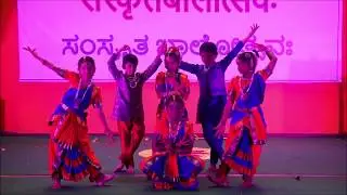 Bhavatu Bharatam - Dance for Samskrit song by Samskrita bharati Ekalavya gana 3rd Std