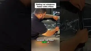 Создание шаблонов для двухслойной тонировочной пленки Tinting Mastery экономит время! #автомобиль...