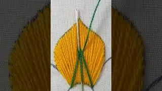 ❤️💚most unique flower embroidery design tutorial❤️💚 #shorts