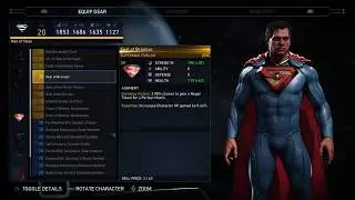 Injustice 2 - Superman EPIC Gear + BIZZARO skin