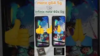 Moto g64 5g vs infinix note 40x 5g Dimensity 7025 vs Dimensity 6300 #shorts #youtubeshorts