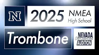2025 NMEA All-State Honor Band Trombone Technical Etude