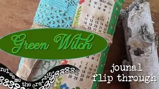 Green Witch Journal - Release the Craftin' Design Team Sept 2021 (SOLD - Thank you)