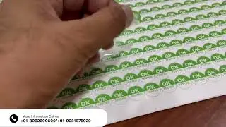 Ok Tested Stickers #oktested #labels #sticker #authentication #paperstickers CALL:- 8962600600