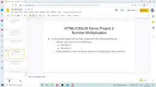 Number Multiplication using JavaScript | JS Demo Project 2 Solution | Learn HTML, CSS, JS