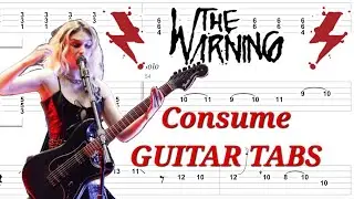 The Warning - Consume | Rhythm & Solo GUITAR TABS | Cover | Tutorial | Lesson