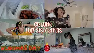 Vlogmas Day 12  | GRWM Christmas 2025 🎄 | Holiday Packing, Hair & Eats ||Christmas'25 w/ Kala Simone