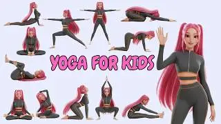 Yoga for Kids 🌈 Calm & Focus Bedtime Yoga | Rainbow Relaxation Flow | Kids Yoga Sleep Routine