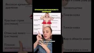 признаки кортизолового ожирения