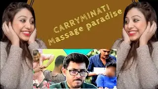 Massage Paradise-Carryminati Reaction 😂🔥|Roast|Sanjana Purohit #carryminati#roast#massageparadise