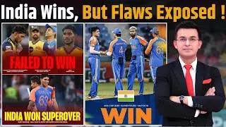 Ind vs SL : India wins in super over after an intense battle! Ind Wins but Flaws Exposed !