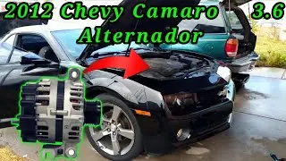 2012 Chevy Camaro 3.6 C&oacute;mo cambiar el alternador ( How to change the alternator )