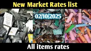 New Market Rate list || Computer Scrap All items Rates 
