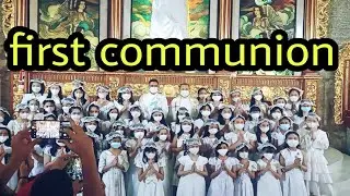 first communion at west rembo Makati city church