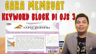 CARA MENAMPILKAN KEYWORD CLOUD BLOCK DI OJS 3 ?