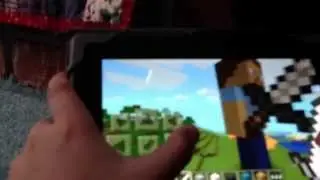 Minecraft Slender, Steve, and Herobrine statues