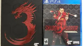 I finally got my Shadow Warrior 3 Definitive Edition PS4 physical from Special Reserve Games!