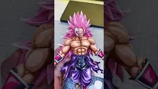 2D GOKU ROSE SSJ3 FIGURE REPAINT.  #dragonball #dragonballcollection #dragonballz #dragonballfigure
