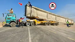 Extremely Dangerous Transport Skill Operations Oversize Truck | World Biggest Heavy Equipment