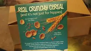 NATURES PATH FLAX PLUS MULTIBRAN FLAKES CEREAL UNBOXING