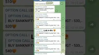 Channel Link in About 😍 #banknifty #stockmarket #nifty #bankniftytips #optiontradingtips
