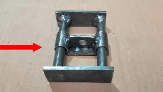 Workers Should Have This Tool! | How to Build a Simple & Strong Mini Vise for Drilling