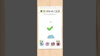 Brain Test Level 404 Solution & Walkthrough | Tricky Puzzles (Android & iOS Shorts)