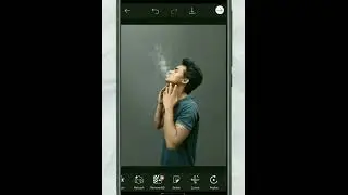 New Smoke Photo Editing tutorial 🔥|| photo editing || PicsArt photo editing|| #shorts #short #smoke