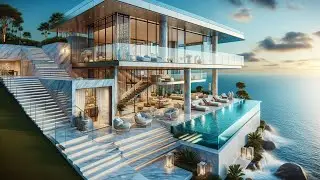 Welcome to the Ultimate $45 Million Oceanfront Home: Biometric Security, Infinity Pool, and More
