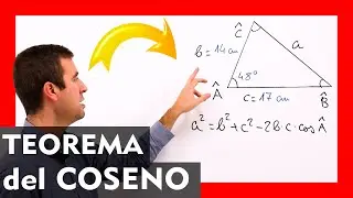🔺 Teorema del COSENO conociendo Dos Lados y Un Ángulo ➡️ Resolución de Triángulos Oblicuángulos